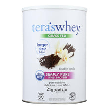 Load image into Gallery viewer, Tera&#39;s Whey Protein - rBGH Free - Bourbon Vanilla - 24 oz