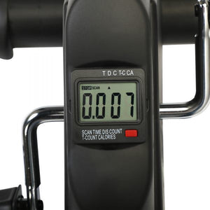 Portable Stationary Indoor MINI Exercise Machine Bike with LCD Display Calorie Counter - balck XH